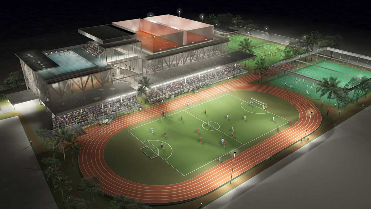 Lugogo Sports Centre concept proposals designed